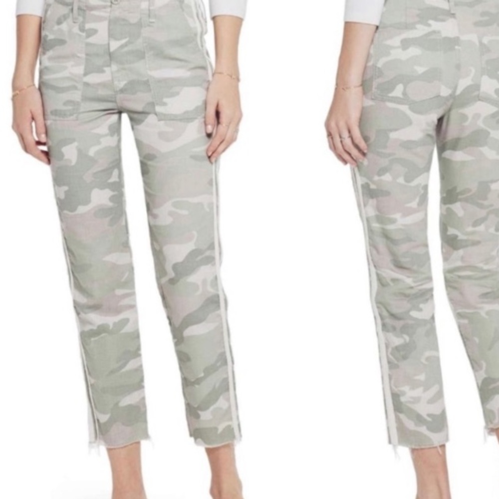 MOTHER The Shaker Chop Crop Fray Pants - Picture 6 of 12
